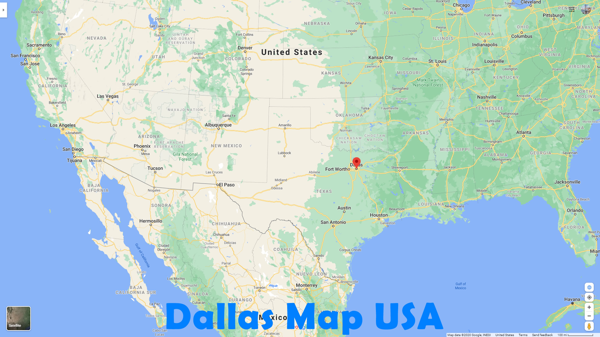 Dallas Map USA